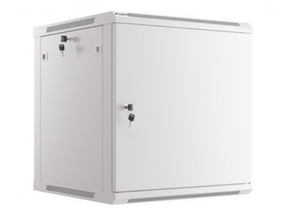 Komutacinė spinta 19'' pakabinama 12U 600x450mm (pilka, surinkta, IP20) AWM2-6412