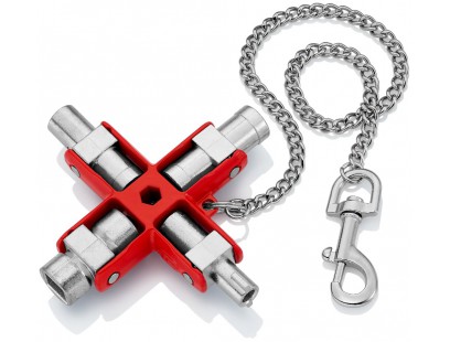 Universalus metalinis raktas skydams Knipex 00 11 06