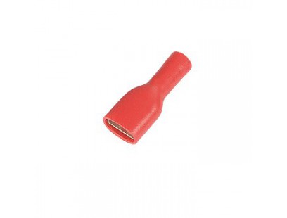 AFH/A-1.5 pilnai izoliuotas kištukinis lizdas (1.5mm², raudonas)