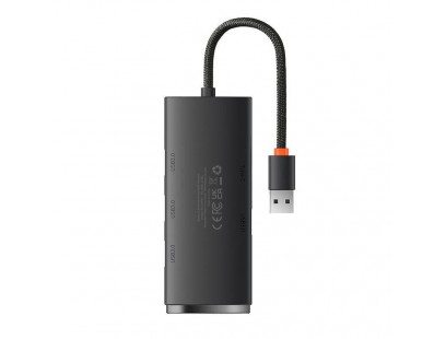 Šakotuvas BASEUS WKQX030001 (USB-A, 4 prievadai, USB3.0, 25cm)
