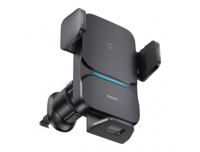 Automobilinis laikiklis BASEUS CGZX000001 (Juodas, 4.7-7.5", belaidis įkrovimas 15W, IR jutiklis)