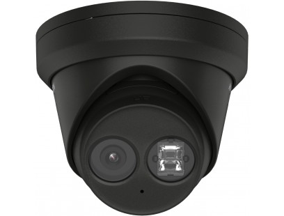 Hikvision dome DS-2CD2383G2-IU F2.8 (juoda, 8 MP, 30 m. IR, AcuSense)