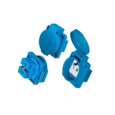 Įmontuojamas kištukinis lizdas D.3153S (16A, 250V, IP54)