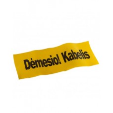 Signalinė juosta "Kabelis" 0.5mm x 250mm (100m)