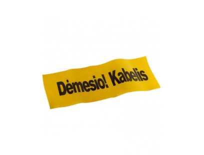 Signalinė juosta "Kabelis" 0.15mm x 250mm (500m)