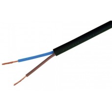 Lietkabelis OMY kabelis BVV-LL 2x2.5mm2 (juodas, 100m)