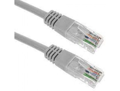 Patch kabelis (0.25m, UTP, CAT6, pilkas)
