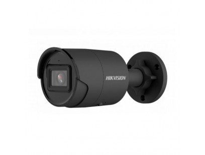 Hikvision bullet DS-2CD2046G2-IU F2.8 (juoda, 4 MP, 40 m. IR, AcuSense)