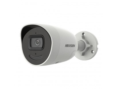 Hikvision bullet DS-2CD2046G2-IU/SL F2.8 (balta, 4 MP, 40 m. IR, AcuSense)