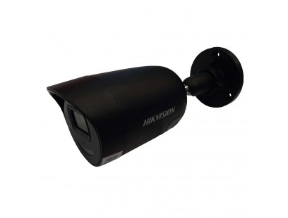 Hikvision bullet DS-2CD2046G2-IU/SL F2.8 (juoda, 4 MP, 40 m. IR, AcuSense)