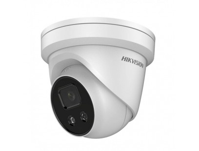 Hikvision dome DS-2CD2386G2-IU F2.8 (balta, 8 MP, 30 m. IR, AcuSense)