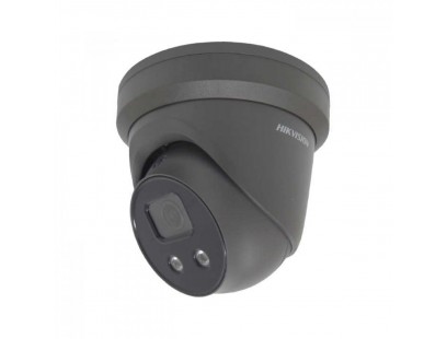 Hikvision dome DS-2CD2386G2-IU F2.8  (juoda, 8 MP, 30 m. IR, AcuSense)