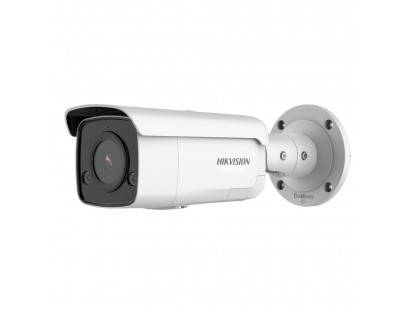 Hikvision bullet DS-2CD2T86G2-ISU/SL F4 (be bazės) (balta, 8 MP, 60 m. IR, AcuSense)