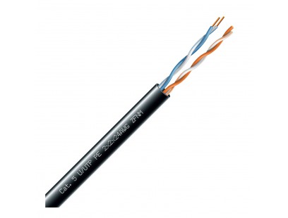 LAN tinklo kabelis ECG UTP 6 (lauko, PE, Fca, 305m, 23 AWG/0.54mm)