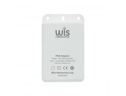 1 PoE prievado komutatorius WISNET WIS-POE48-Outdoor