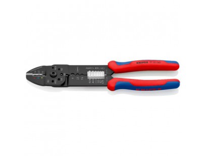 Kabelio nužievinimo ir jungčių užspaudimo replės Knipex 97 32 240