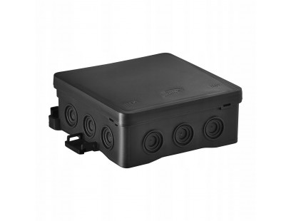 Hermetinė paskirstymo dėžutė Simet NS5 35360107 (juoda, 75x75x40mm, IP54)