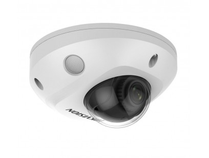 Hikvision mini dome DS-2CD2546G2-IWS F2.8 (balta, 4 MP, 30 m. IR, AcuSense)