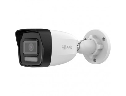 HiLook bullet IPC-B120HA-LU F2.8 (balta, 2 MP, 30 m. IR, 30 m. LED, Hybrid Light)