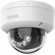 HiLook dome IPC-D120HA-LU F2.8 (balta, 2 MP, 30 m. IR, 30 m. LED, Hybrid Light)