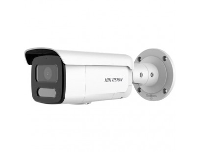 Hikvision bullet DS-2CD2T87G2H-LISU/SLeF F2.8 (balta, 8 MP, 30 m. IR; 30 m. LED, Hybrid Light)