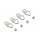 LED panelių 60x60 tvirtinimo komplektas GTV ZM-HOOK4-BK-00 (4 vnt.)