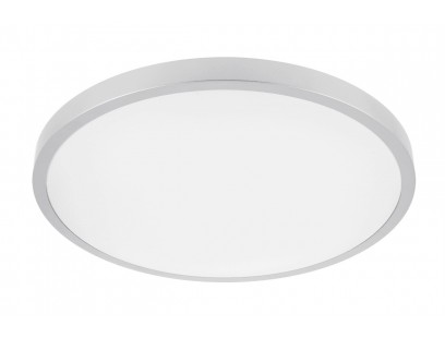 ATOL LED lubinis šviestuvas (32W, 2560lm, 4000K, sidabrinis, apvalus) GTV LD-ATOL32W-NW-02