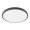 ATOL LED lubinis šviestuvas (32W, 2560lm, 4000K, juodas, apvalus) GTV LD-ATOL32W-NW-10