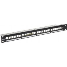 Komutacinė panelė 19'' 1U, EXCEL 100-755 (24 prievadų)