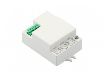 Mikrobanginis judesio jutiklis (500 W, 240 V, 360°, 1–8 m, IP20, baltas) GTV AE-SRC812-MIN2