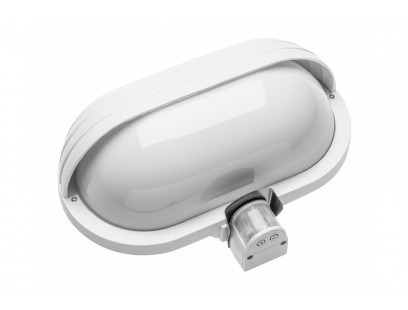 KACROO sieninis LED šviestuvas su judesio davikliu (baltas, 180°, 60 W, IP40) GTV OS-KACROO-0