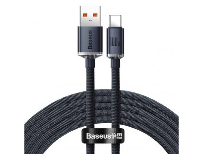 Kabelis USB A - USB C BASEUS CAJY000401 (1.2m, QC3.0, 100W, juodas)