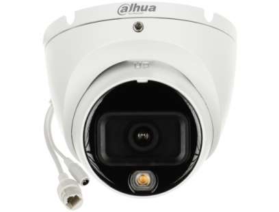 Dahua Dome IPC-HDW1639T-A-IL-0280B-S6 F2.8 (Balta, 6MP, ~110°, IR+balta šviesa 30m, IP67)