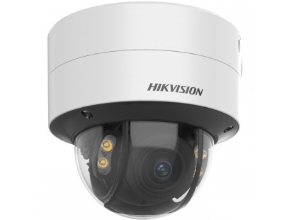 Hikvision dome DS-2CD2747G2-LZS F3.6-9 (balta, 4 MP, 40 m. LED, ColorVu)