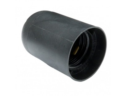 Lempos lizdas E27 plastikinis Pawbol D.3005 (juoda)