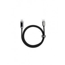 Kabelis USB C - USB C BASEUS CATSK-B01 (1.0m, 100W, su galios indikacija, juodas)