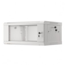 Komutacinė spinta 19'' pakabinama 4U 600x450mm (pilka, nesurinkta, IP20) ASP2-6404