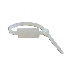 Dirželis kabeliui su vertikale aikštele žymėjimui LEGRAND 180x4.6mm (baltas)
