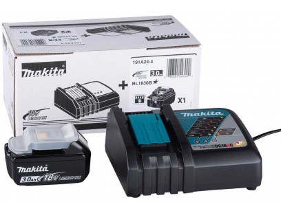 Greitasis pakrovėjas Makita 191A24-4 (pakrovėjas + 18V 3Ah akumuliatorius)