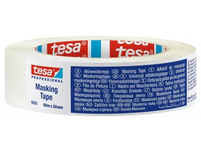 Apsauginė dažymo juosta TESA (balta) 50m x 38mm 04325-00003-01