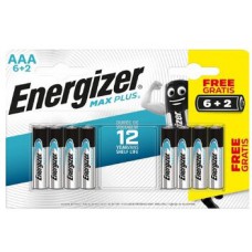 Baterija Energizer Max Plus LR03 AAA 6+2 (8 vnt.)