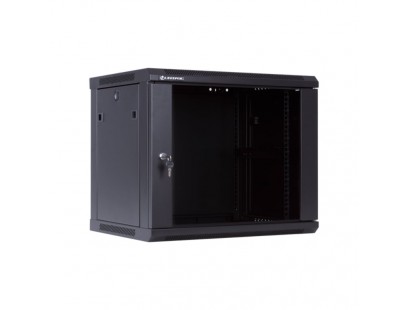 Komutacinė pakabinama spinta 19" 15U 600x600x769 (juoda, nesurinkta)