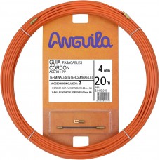 Kabelio pratraukėjas (20m, 4mm, oranžinis, plieninis)
