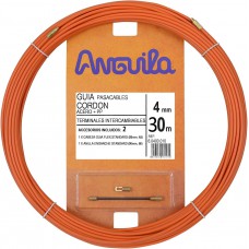 Kabelio pratraukėjas (30m, 4mm, oranžinis, plieninis)