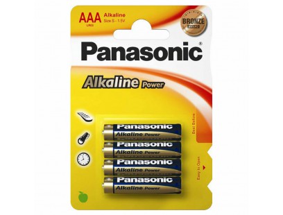 Baterija Panasonic Alkaline LR03 AAA (4 vnt.)