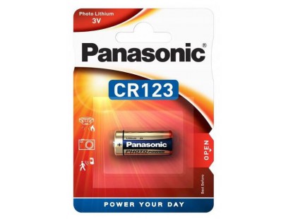 Baterija Panasonic Lithium CR123 (1 vnt.)