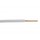Lietkabelis H07V-U (YDY) 1x2.5 mm2 vienagyslis laidas (monolitinis, baltas, 1 m)