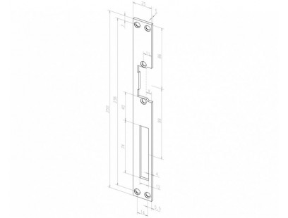 El. sklendės juosta EFF EFF - ASSA ABLOY 02140