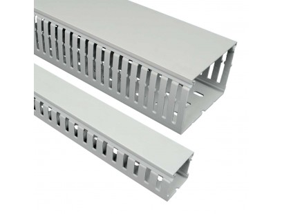 Plastikinis perforuotas kanalas Kopos RK 50X50 HF_LD (pilkas, behalogenis, 50x50mm, 2m) Plastikinis perforuotas kanalas Kopos RK 50X50 HF_LD (pilkas, behalogenis, 50x50mm, 2m)