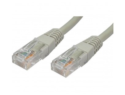 Patch kabelis (0.5m, UTP, CAT6, pilkas)